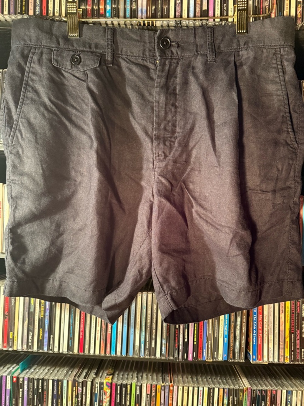 J. Crew Shorts in black 100% linen